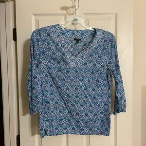 Talbots Floral Shirt - Size Large